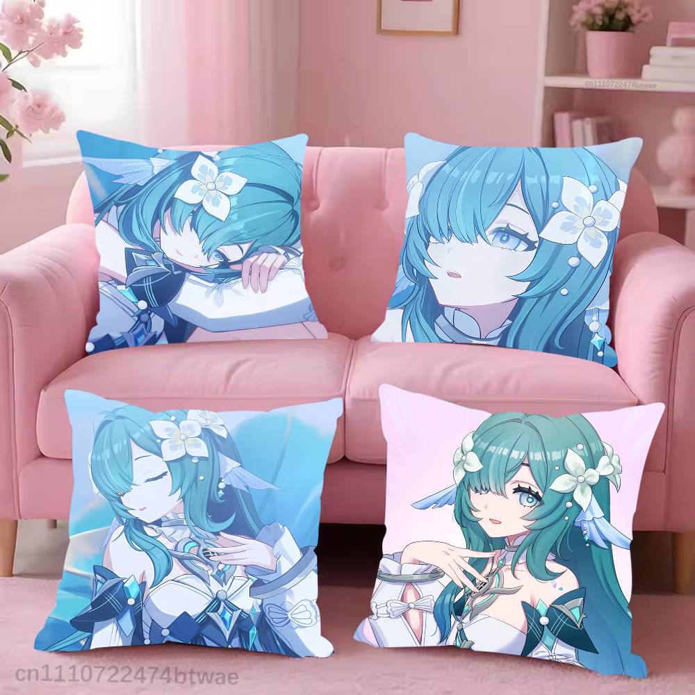 Home.Textiles Cushion - Fodera per cuscino Genshin Impact 7.1