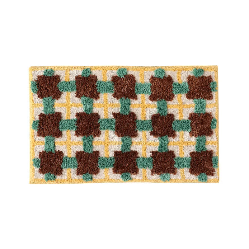 Home Textiles Plaid - VIKAMA Tappetino antiscivolo, tappeto da bagno