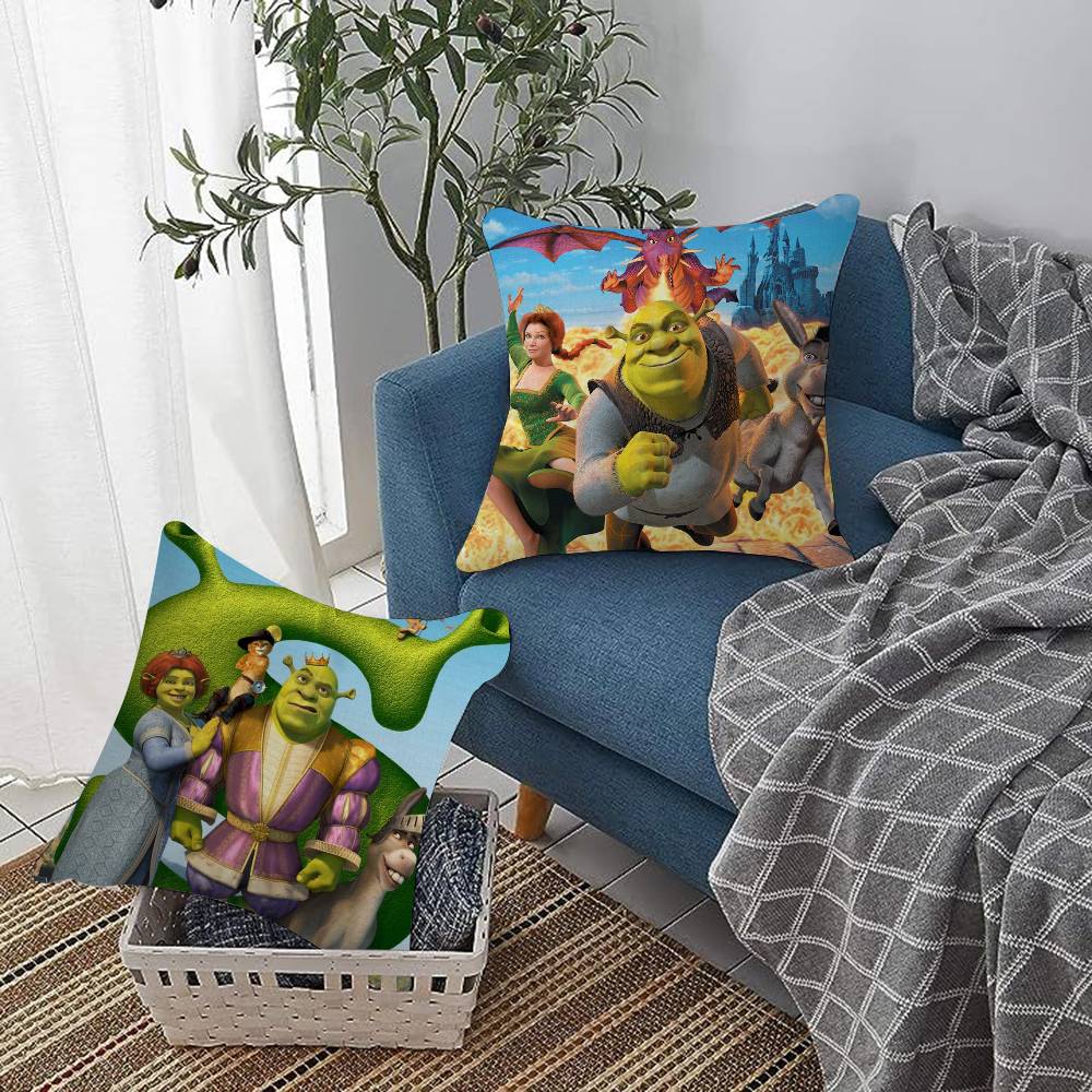 Home.Textiles Cushion - Cuscino Cartoon Shrek, Cuscino Anime, Copricuscino