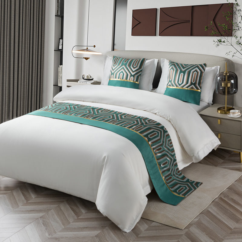 Home Textiles Plaid - Sciarpa Runner da letto con diamante