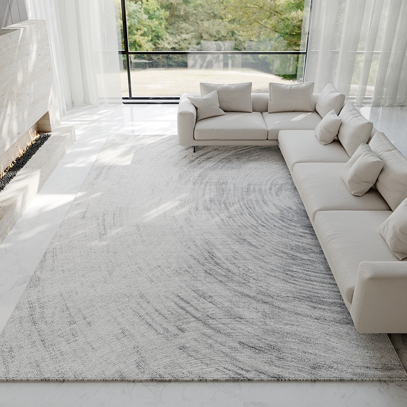Home Textiles Rug - Tappeto astratto grigio chiaro Tappeti moderni