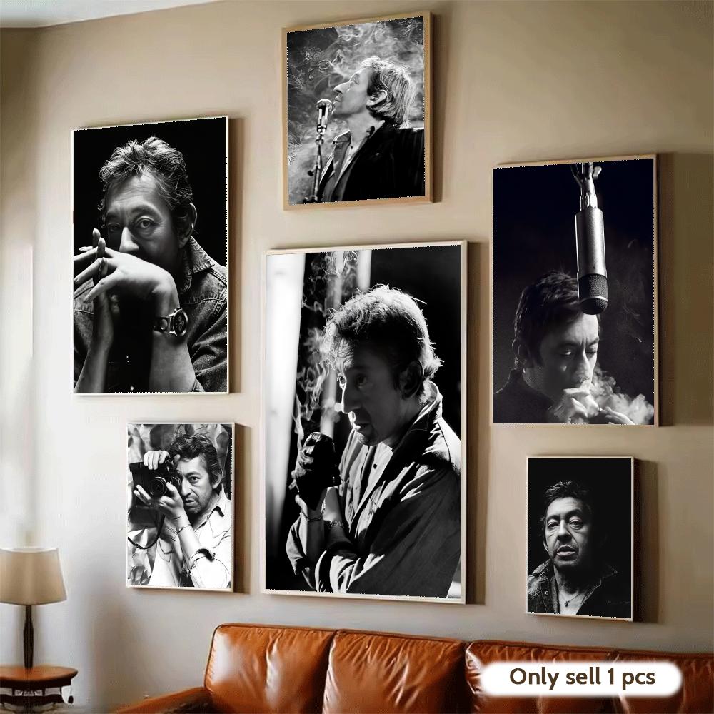 Home Textiles France - Poster del cantante francese S-Serge Gainsbourg,