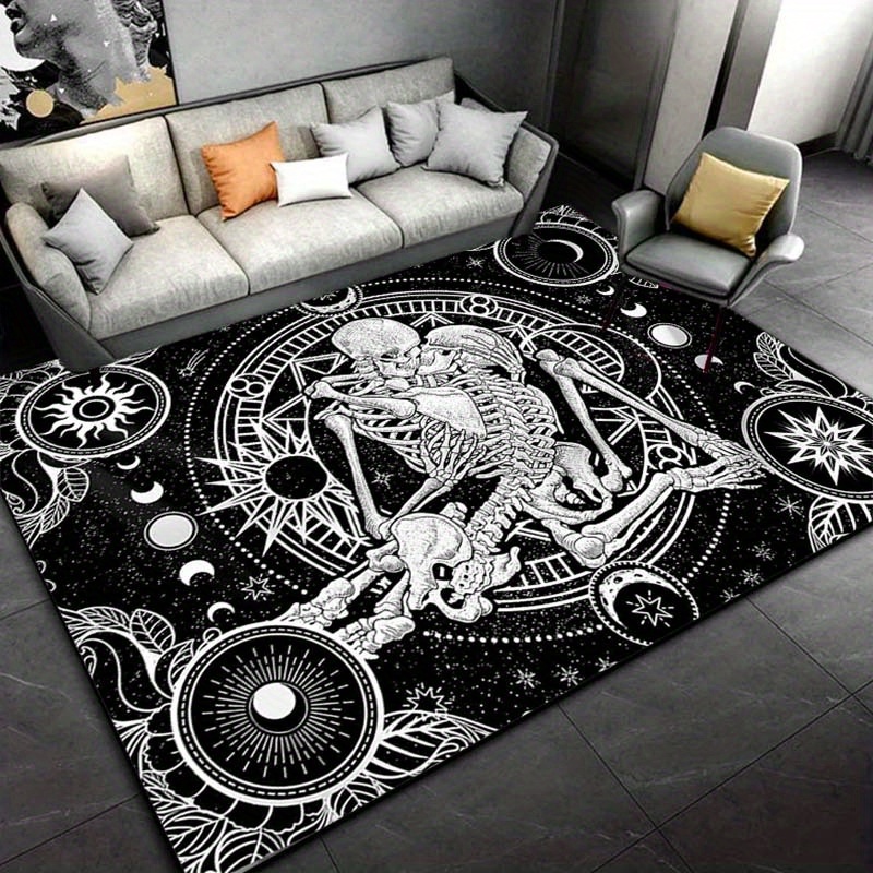 Home Textiles Rug - Elegante tappeto da ballo scheletro -