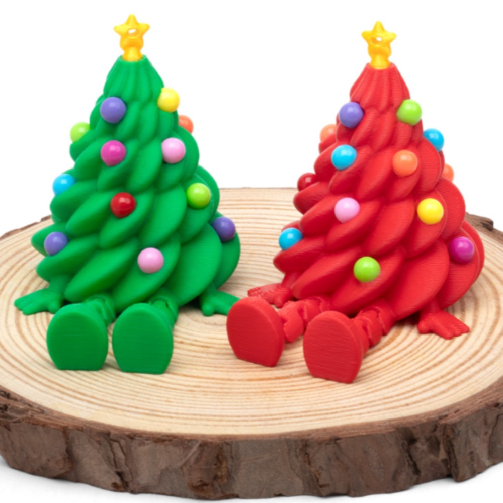 Xt Home Textiles - Figure di Albero di Natale Stampate