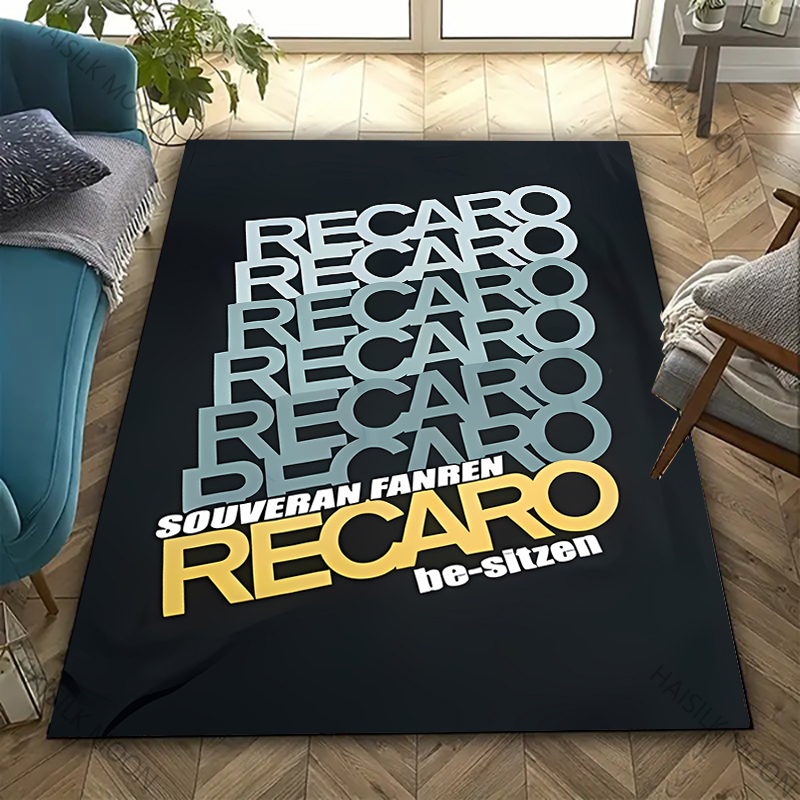 Home Textiles Plaid - Tappeto stampato con motivo logo R-Recaro