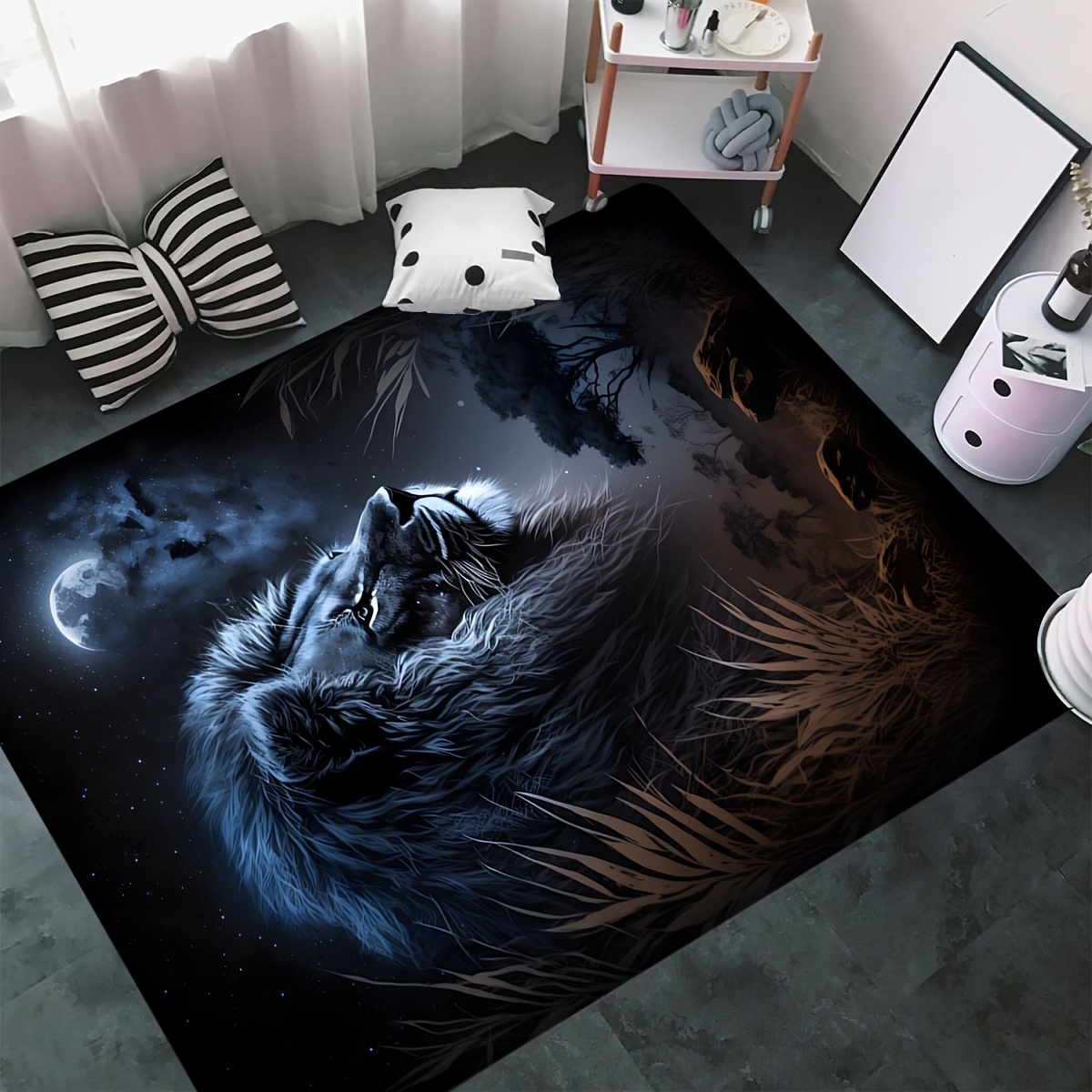 Tappeto Starry Night Lion - Ta - Home Textiles Rug recensione e prezzo