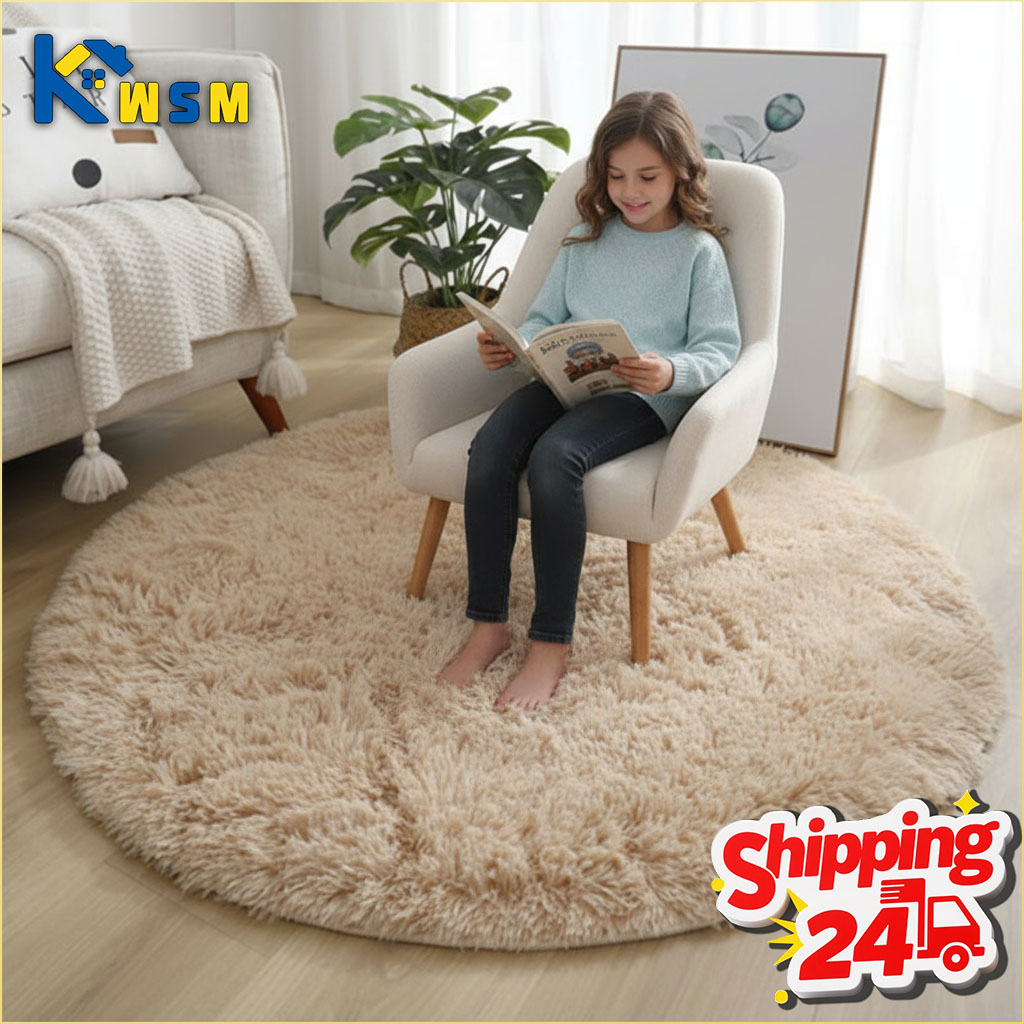 Tappeto rotondo soffice super  - Home Textiles Rug recensione e prezzo
