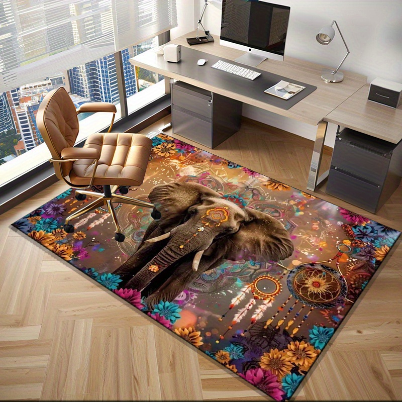 Tappeto con mandala elefante:  - Home Textiles Rug recensione e prezzo