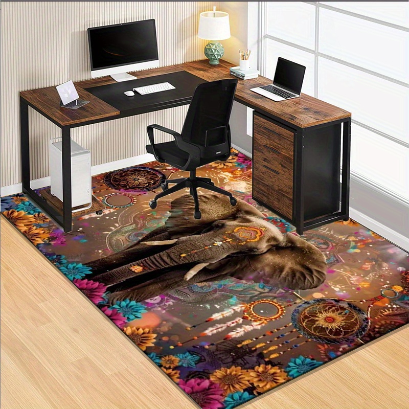 Tappeto con mandala elefante:  - Home Textiles Rug recensione e prezzo