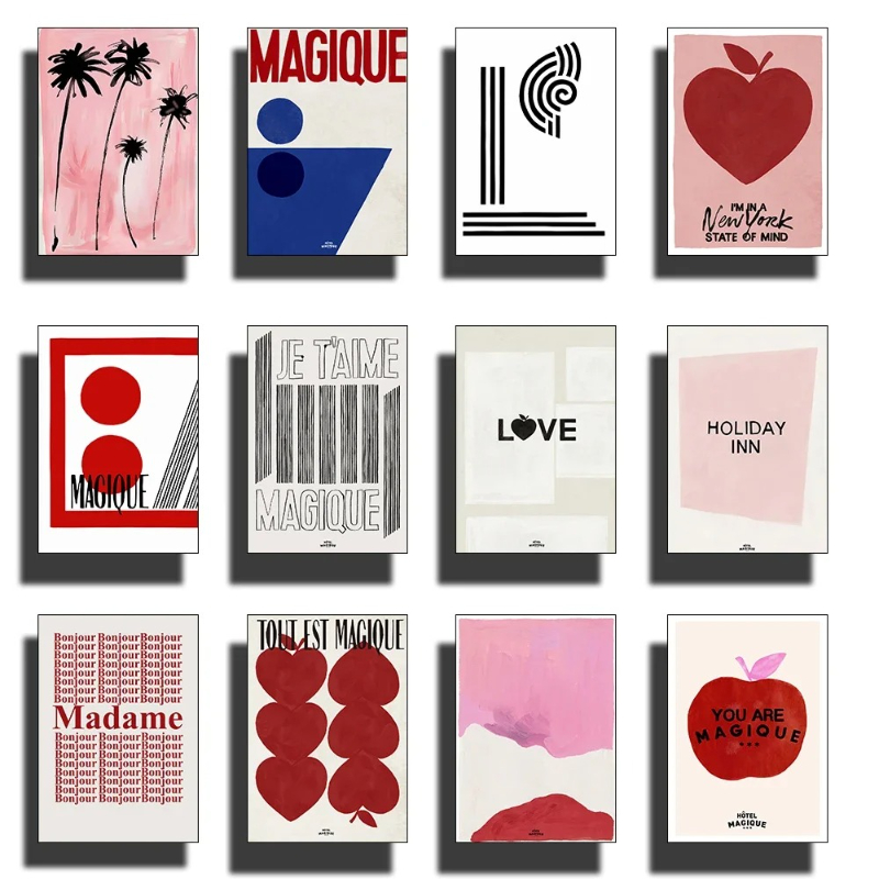 Moderno Nordico Retro Arte Ros - Home Textiles France recensione e prezzo