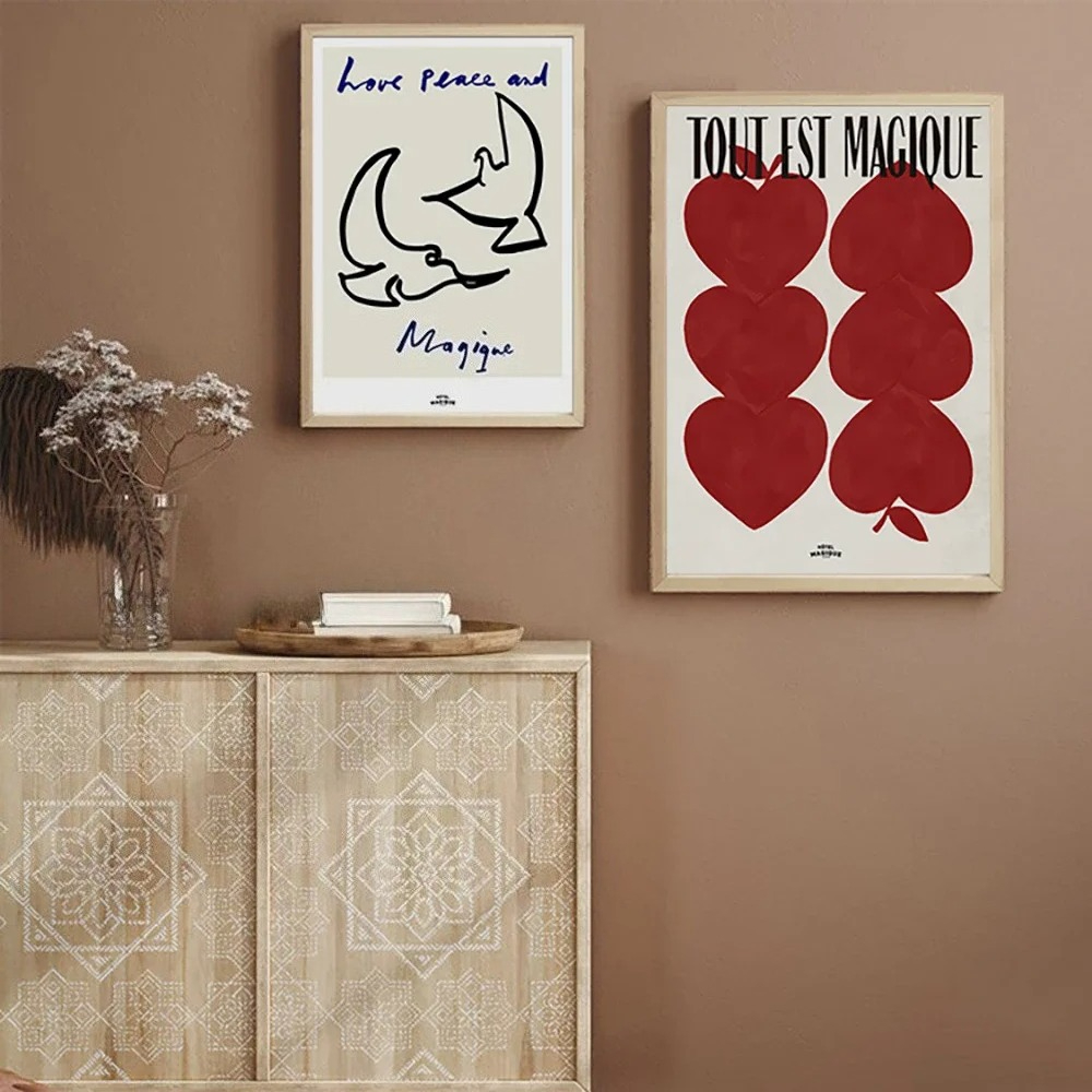 Moderno Nordico Retro Arte Ros - Home Textiles France recensione e prezzo