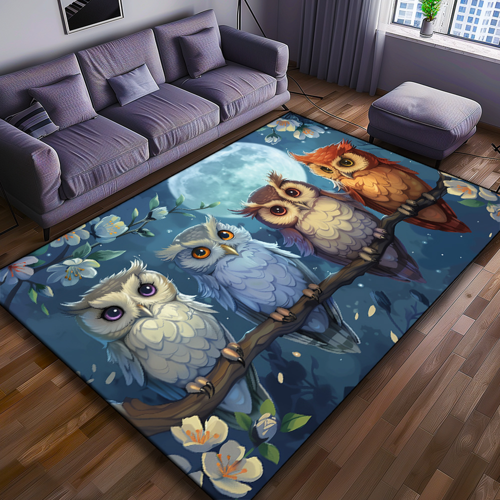 Tappeto Moonlight Owls: comodo - Home Textiles Rug recensione e prezzo